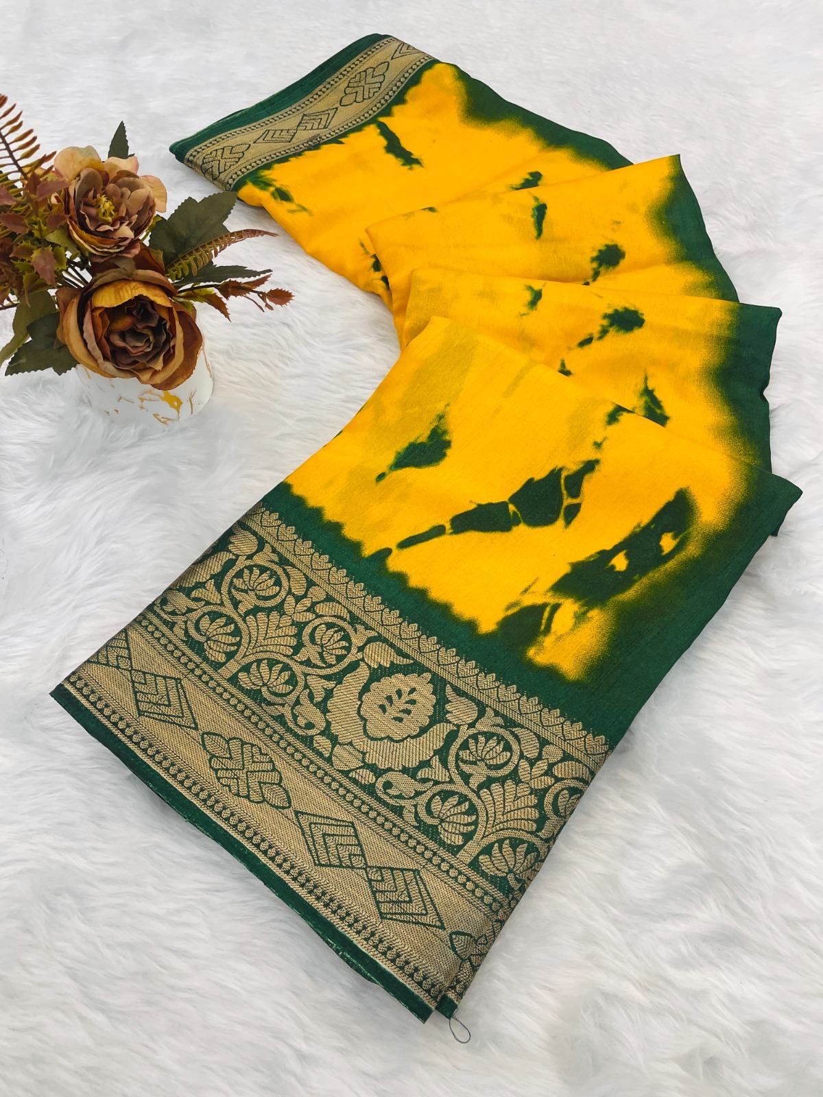 Designer Freehand Saree 12